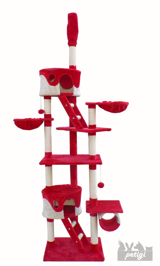 Tiragraffi per Gatti 240-260 cm Sisal Gatto Gioco Palestra Altezza del Soffit...
